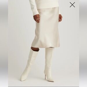 Quine Machine Washable Silk Skirt (M)